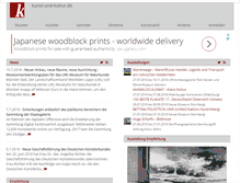 Tablet Screenshot of kunst-und-kultur.de